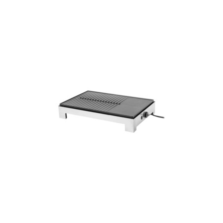 FRITEL Family TG 1475 Grill - Stylish Black/Inox Design for Perfect Grilling Experience!